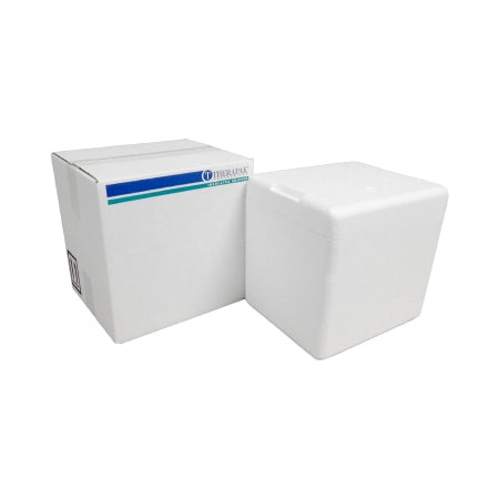 Therapak - Insulated Shipper 6 X 8 X 8 Inch 12 Vials For Refrigerated and Frozen Specimen - 56519