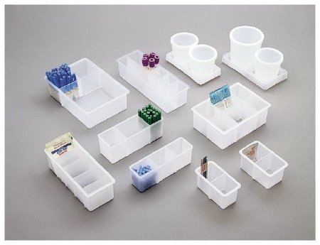 Fisher Scientific Tube Holder White, 32+ Vac Tube Holds, Autoclavable For Phlebotomy Tray - 22038383