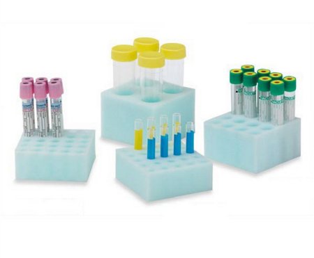 Market Lab - Test Tube Rack 25 Place 13 mm Tube Size Black - 6338