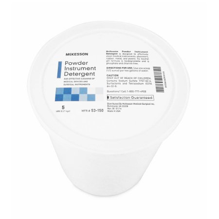 McKesson - Instrument Detergent Powder Concentrate 5 lbs. Pail Citrus Scent - 53-150