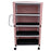 MJM International - Linen Cart with Cover 4 Shelves 100 lbs. per Shelf Weight Capacity PVC 3 Inch Twin Casters - 332-4C