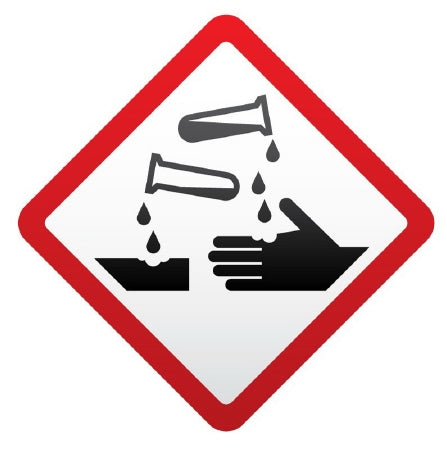 United Ad Label PDC Pre-Printed Label Warning Label BIOHAZARD White 1-1/2 X 1-1/2 Inch - ULGHS2