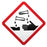 PDC - Pre-Printed Label pdc Warning Label Red / White Paper GHS Symbol Black OSHA 1-1/2 X 1-1/2 Inch - ULGHS2