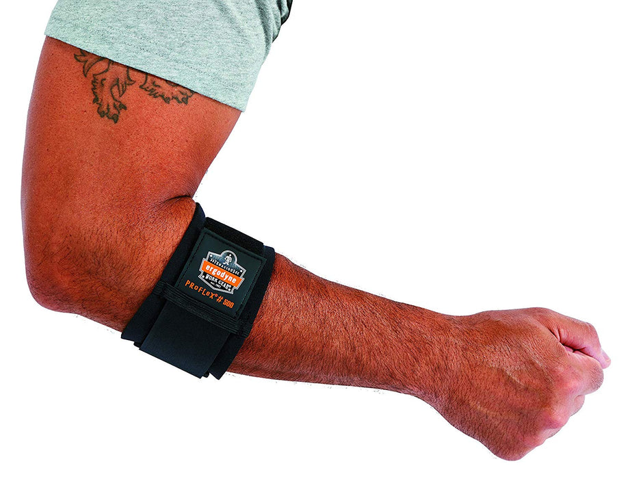 ProFlex 500 - Elbow Support X-Small Tennis Left or Right Elbow Black - 16001