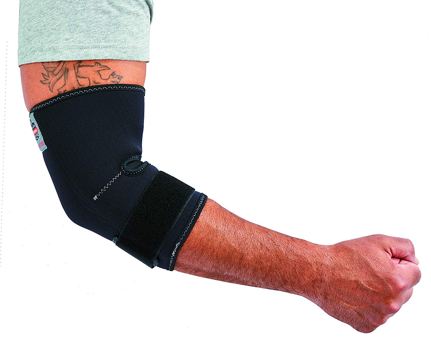 Ergodyne ProFlex 655 Elbow Sleeve Large (11 to 12 Inch) Adjustable Hook and Loop Strap Adjustable Elbow 11 to 12 Inch - 16584