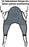 Ez Way Inc SLING, LIFT HOURGLASS SM W/HEAD SUPPORT - 500235