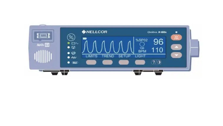 Covidien Nellcor Cable, Pulse Oximeter RS-232 / Analog, 15 Pins, 1 m OxiMax* N-600x* Pulse Oximeter - 36343