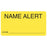 Tabbies Labels "Name Alert D.O.B ____" , Fluorescent Chartreuse  - 3-1/4"W x 1-3/4", 250 per Roll - MAP3410