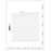 Tabbies 4-Hole Punched Admission Index Divider Sheets - 8-1/2"W x 11"H, 400 per Box - 14500