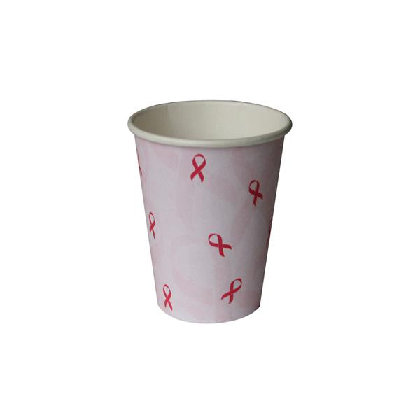 Henry Schein Cup Drinking Paper 5 Oz Pink Ribbon 1000/Ca - 9004211