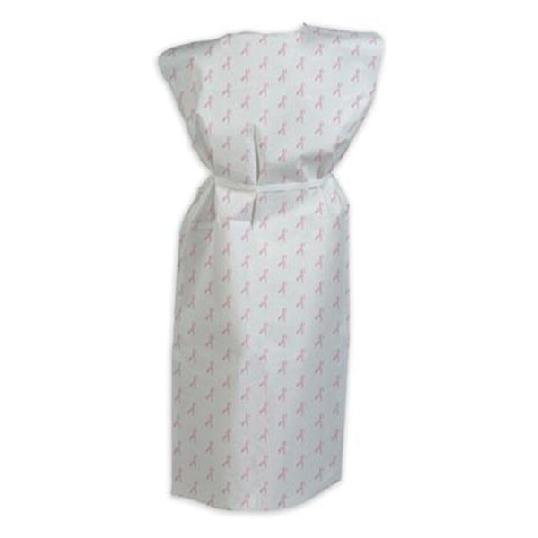 Henry Schein Gown Exam 30 In X 42 In Pink Ribbon 50/Case - 73735