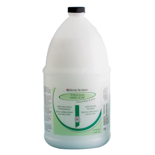 Henry Schein Hand Soap Antibacterial Liquid 1 Gallon Refill Cucumber / Aloe Ea, 4 Ea/Ca - 9004440