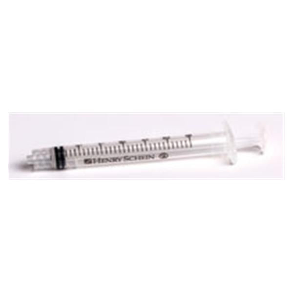Henry Schein Syringe 3Cc Luer Lock W/O Needle General Use 100/Bx, 8 Bx/Ca - 904475