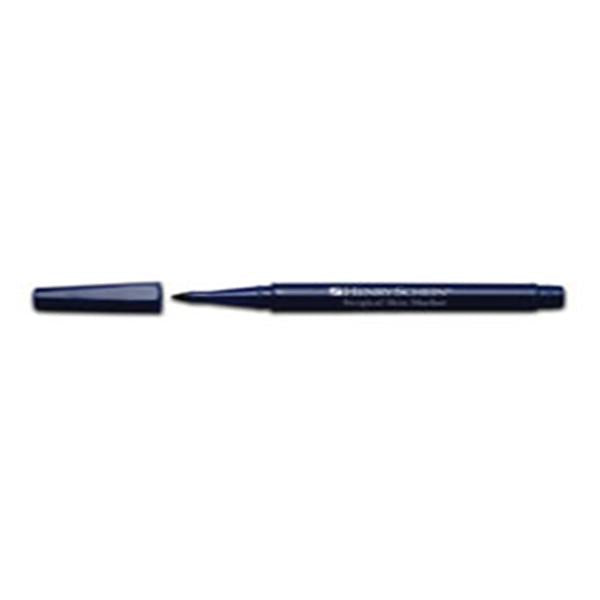 Henry Schein Marker Skin Standard Tip Dark Blue Mini Non-Sterile 100/Bx - 900-7020