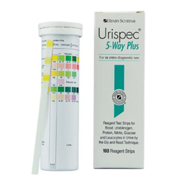 Henry Schein Henry Schein Urispec Urinalysis Test Strip 5 Way 100/Bt - 93078.2x6