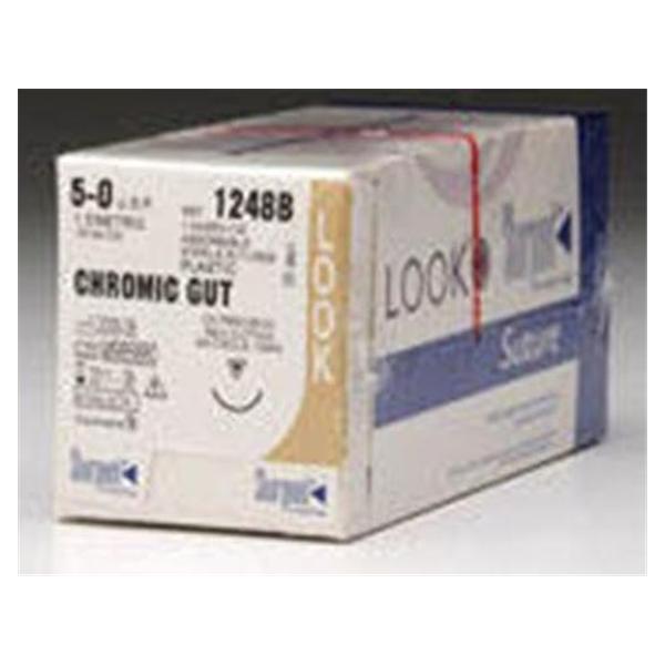 Henry Schein Suture 3-0 Chromic Gut C-6 Undyed 18" Monofilament 12/Bx - 900-7636