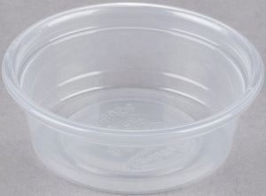 Saalfeld Redistribution Conex Medicine Cup 0.5 oz. Translucent Plastic Disposable - 050PC