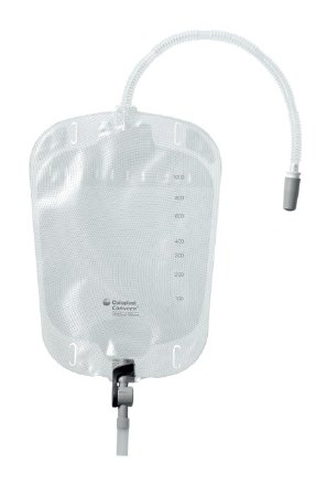 Conveen Security+ - Urinary Leg Bag Anti-Reflux Valve / Clamp Valve NonSterile 1000 mL Vinyl / Flocked - 21027