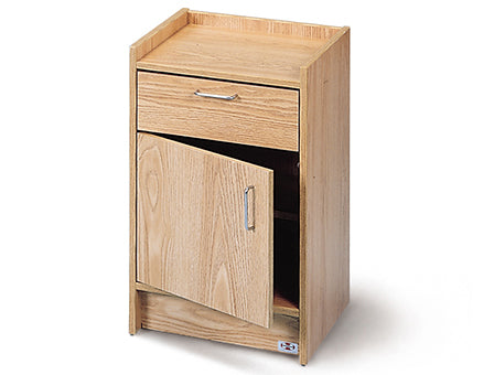Hausmann Stationary Bedside Cabinet - 18½" x 18½" x 28"