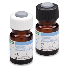 Bio-Rad Laboratories Lyphochek MiniPak Unassayed Control 80 Analytes Level 1 / Level 2 2 X 5 mL - 730X