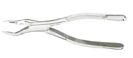 Miltex - Extracting Forceps OR Grade German Stainless Steel NonSterile NonLocking Plier Handle Curved Smooth Beaks - DEF65