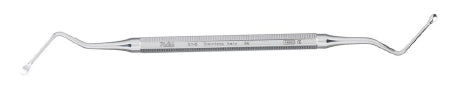 Miltex - Bone Curette Lucas 6 Inch Length Single-ended Handle Size 86 Tip Angled Cup Tip - 61-6