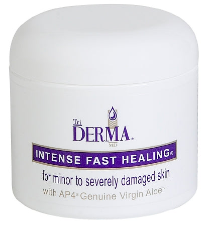 Genuine Virgin Aloe Corp dba Triderma TriDerma Intense Fast Healing Hand and Body Moisturizer 4 oz. Jar Unscented Cream - 9041
