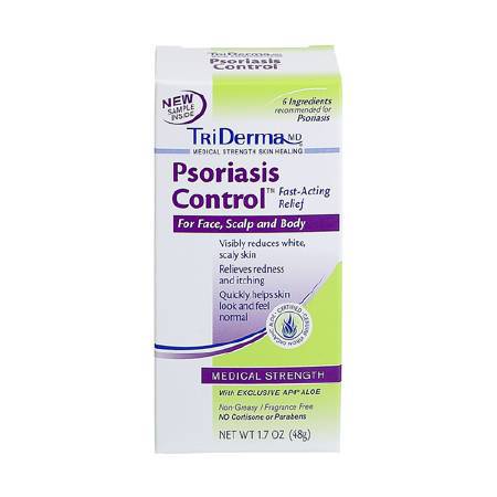 TriDerma MD Psoriasis Control - Psoriasis Cream 2.2 oz. Tube Unscented Cream - 62025