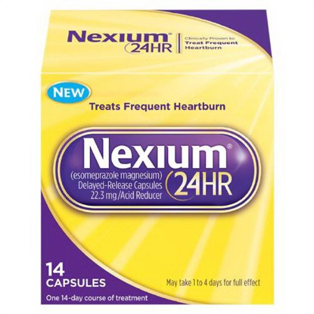 Pfizer Nexium 24 HR Antacid 20 mg Strength Capsule 14 per Box - 573245014