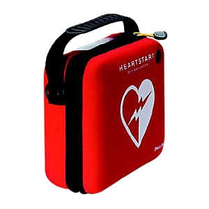 Philips - Onsite Slim Carry Case Red Fabric For use with OnSite Defibrillator - Philips Healthcare - M5076A