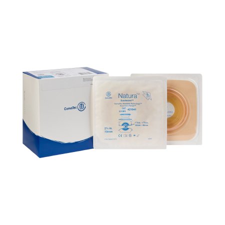 Natura - Ostomy Barrier Moldable Durahesive Adhesive 70 mm Flange System Hydrocolloid Tape Collar 1-1/4 to 1-3/4 Inch Opening - 421041