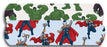 Dukal Stat Strip Adhesive Strip 3/4 X 3 Inch Plastic Rectangle Kid Design (Hulk and Thor) Sterile - 1087937