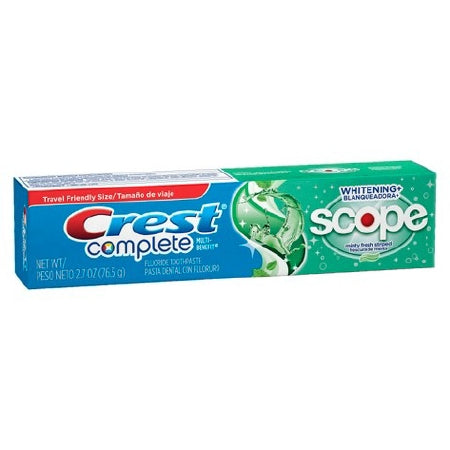 The Palm Tree Group Crest Whitening with Scope Toothpaste Mint Fresh Flavor 2.7 oz. Tube - 3700017281