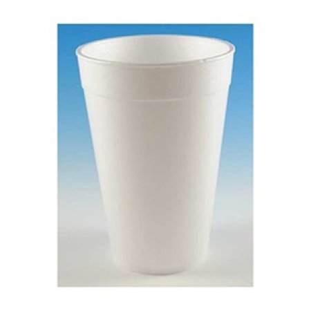 WinCup - Drinking Cup 32 oz. White Styrofoam Disposable - C3234