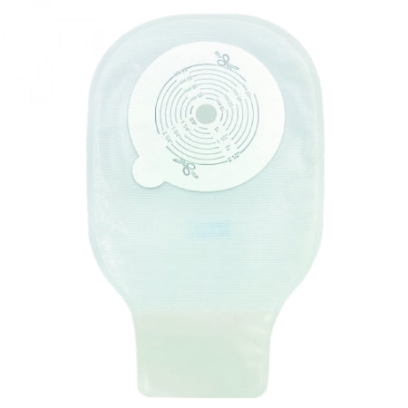 Securi-T - Ostomy Pouch One-Piece System 9 Inch Length Drainable Flat, Trim To Fit - 7609002