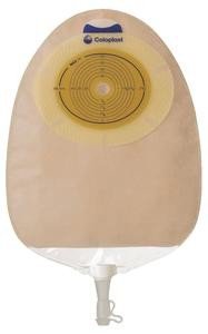 Coloplast SenSura Urostomy Pouch One-Piece System 10-3/8 Inch Length, Maxi 7/8 Inch Stoma Drainable Flat, Pre-Cut - 11805