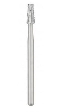 SS White SS White Bur 2.1 mm Carbide Taper Flat End Cross Cut Fissure - 14892