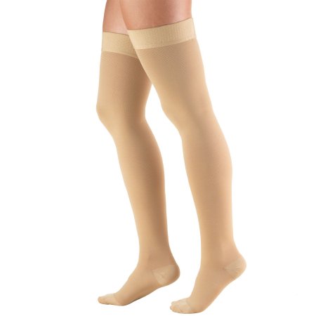Truform - Compression Stocking Thigh High Medium Beige Closed Toe - 8848-BG-MED