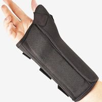FLA ProLite - Wrist Brace with Abducted Thumb Aluminum / Foam / Nylon / Polyester Left Hand Black Large - 22-461LGBLK