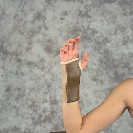 Scott Specialties - Wrist Brace Contoured Aluminum / Elastic / Vinyl Right Hand Beige Medium - 4039 BEI MDR