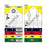 Mettag - Triage Tag For Emergency Sites Green / White / Yellow 4 X 8-1/4 Inch Blood / Water Proof - MT-137