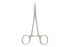 Miltex - Hemostatic Forceps Halsted 5 Inch Length Floor Grade Stainless Steel Sterile Ratchet Lock Finger Ring Handle Curved Serrated Tips - ST7-4