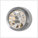 MediStuds - Mini Ear Piercing Stud Surgical Stainless Steel Crystal April Birthstone Bezel Mount - MS3043PM
