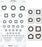 Good-Lite LEA SYMBOLS Proportional Distance Eye Chart Lea Symbols 20 Foot Pediatric - 800723