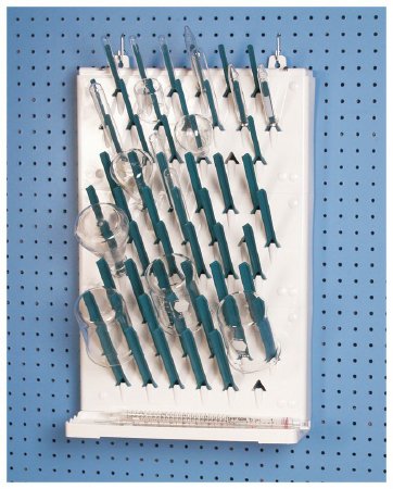 Lab-Aire II - 3-Tiered Wall Mount Rack Drying Rack 57 Place 5 X 14-3/4 X 23-2/5 Inch - 03422205
