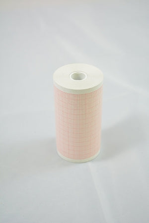 Clinical Health Products ECG / EEG Recording Paper 80 mm X 20 mm Roll Red Grid - ID8020
