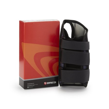 Breg - Cock-Up Wrist Brace Aluminum / Foam / Nylon Right Hand Black Small - 10272