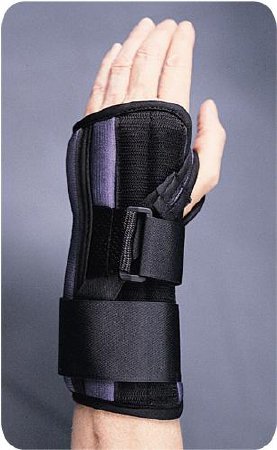 Cinch-Lock - Wrist / Forearm Brace Aluminum / Foam / Nylon / Plastic / Polyester Right Hand Black Small - 08145322