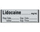 Shamrock Scientific Shamrock Pre-Printed Label Anesthesia Label LIDOCAINE _____ mg / mL / Prep Date _____ Exp. Date _____ / Initial _____ Exp. Time _____ Gray 1/2 X 500 Inch - SA-300-EXP