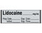 Shamrock - Drug Label Anesthesia Label LIDOCAINE _____ mg / mL / Prep Date _____ Exp. Date _____ / Initial _____ Exp. Time _____ Gray 1/2 X 1 Inch - SA-300-EXP